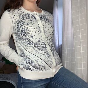 Tommy Hilfiger white cardigan